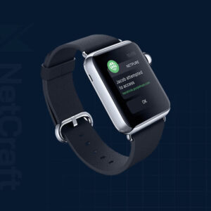 Touch Screen Bluetooth Black Smartwatch